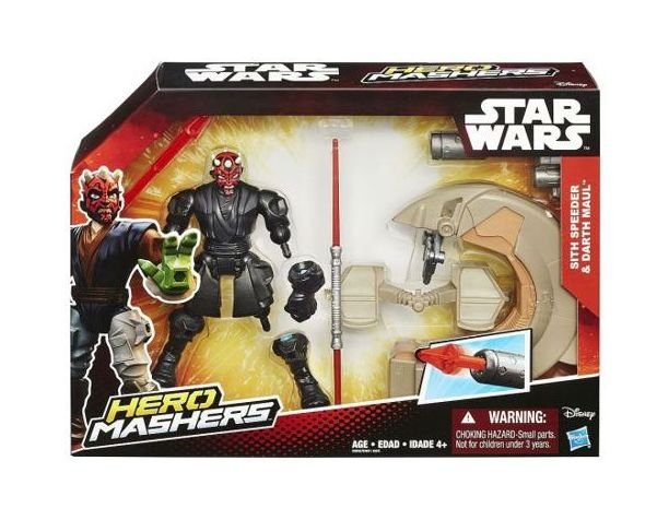 Hasbro, Star Wars, figurki Mashers, Sith Speeder & Darth Maul, B3832