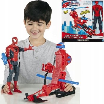 Hasbro Zestaw Duża Figurka I Helikopter Spiderman 30Cm A6747 - Hasbro