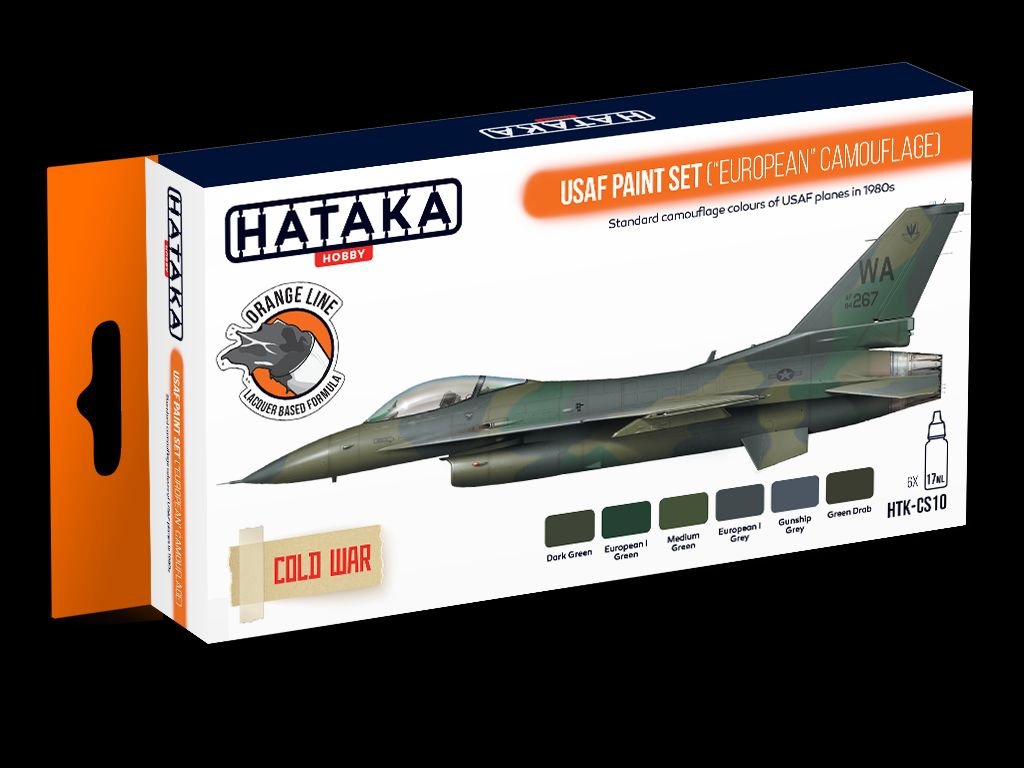 Hataka Hobby Zestaw Farb Modelarskich Orange Line Htk Cs10 Usaf