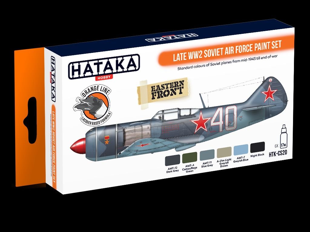 Фото - Збірна модель Hataka Hobby, zestaw farb modelarskich, Orange Line, HTK-CS20 Late WW2 Sov