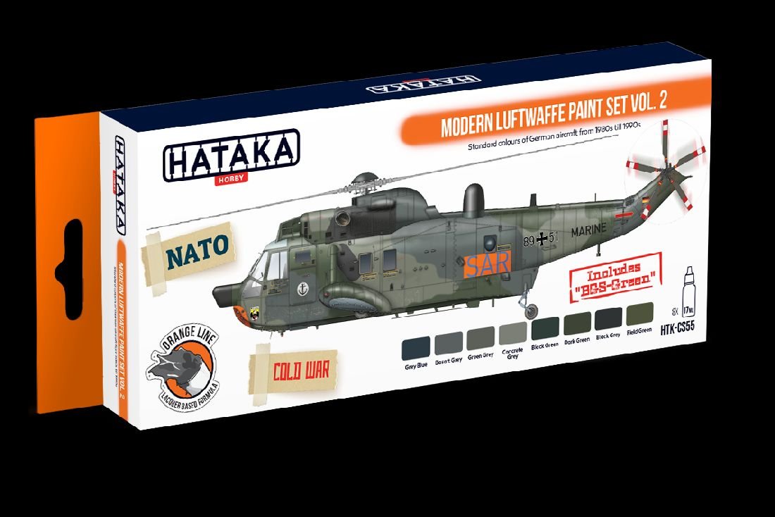 Hataka Hobby Zestaw Farb Modelarskich Orange Line Htk Cs55 Modern