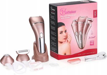 Hatteker Dla Kobiet, 3-W-1 Lady Shaver Depilator Usb - Hatteker