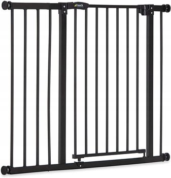 Hauck, Close'n Stop, Bramka bezpieczeństwa z rozszerzeniem 9 cm, Charcoal - Hauck