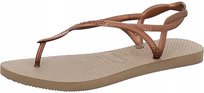 HAVAIANAS DAMSKIE SANDAŁY WSUWANE BRĄZ 39-40 ŻLE Havaianas