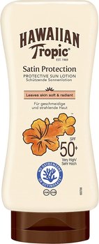 Hawaiian Tropic, Satin Protection Leaves Skin, Balsam przeciwsłoneczny Soft & Radiant SPF50 - Hawaiian Tropic