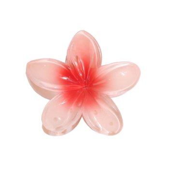 Hawajska klamra do włosów kwiat - koralowy - Inna marka