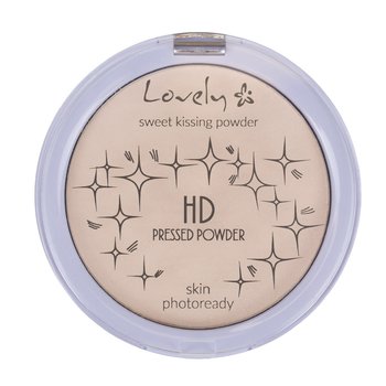 HD Pressed Powder, transparentny matujący puder do twarzy z olejem jojoba, 10 g - Lovely