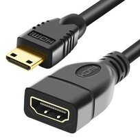 HDMI - MINI HDMI | 4K | 3D | 15 cm | DM-15-15CM-Czarny