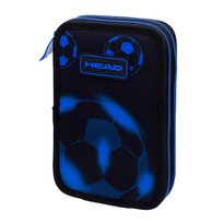 Head Neo Blue Football AC2 Piórnik Rozkładany Podwójny Piłka Nożna Czarno‑Niebieski Head