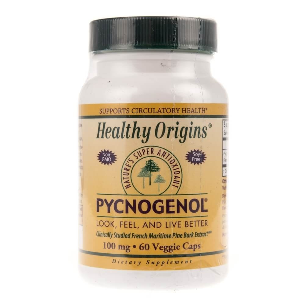 Healthy Origins, Pycnogenol 100 Mg, Suplement Diety, 60 Kaps. | Sklep ...