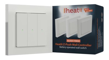 Heatit Z-Push Wall Controller biały połysk Z-wave - Inny producent