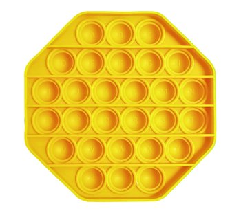 Hedo, Zabawka sensoryczna, antystresowa w kształcie oktagonu, Żółta - Hedo