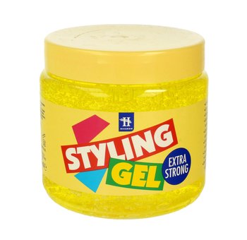 Hegron, Styling, żel do modelowania włosów Extra Strong żółty, 1000 ml - Hegron