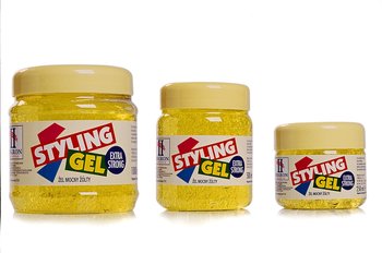 Hegron, Styling, żel do modelowania włosów Extra Strong żółty, 250 ml - Hegron
