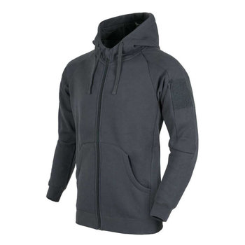 Helikon-Tex Bluza sportowa Bluza sportowa z kapturem Urban Tactical Hoodie Lite (FullZip)® Szara - S - Helikon-Tex