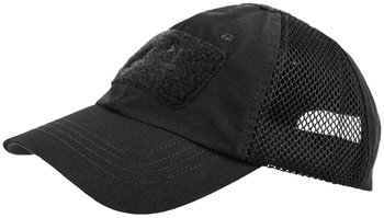 Helikon-Tex, Czapka, Baseball VENT PolyCotton ripstop (CZ-BBV-PR-01), czarny - Helikon-Tex