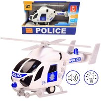 Helikopter Policja Światło Dźwięk Napęd Friction