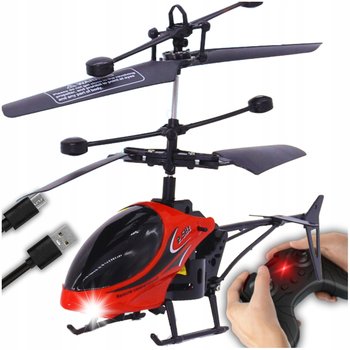 HELIKOPTER ZDALNIE STEROWANY SAMOLOT RC ŚMIGŁOWIEC NA PILOT LED USB PREZENT - Eddcom
