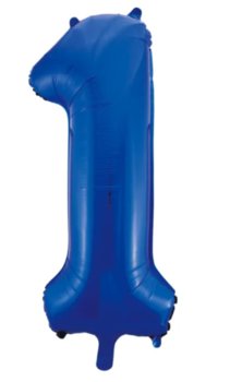Helium- Balon 86cm Cyfra 1 niebieski - Inna marka