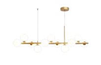 Helix Milk - żyrandol nad stół nowoczesny 11-punktowy 100cm