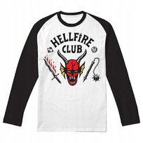 HELLFIRE CLUB Stranger Things Koszulka z Długim Rękawem Serial Netflix XXL