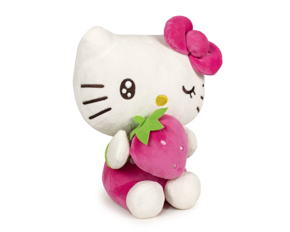 HELLO KITTY MACEDONIA - plusz 20 cm 4 ass. - Truskawka - Epee