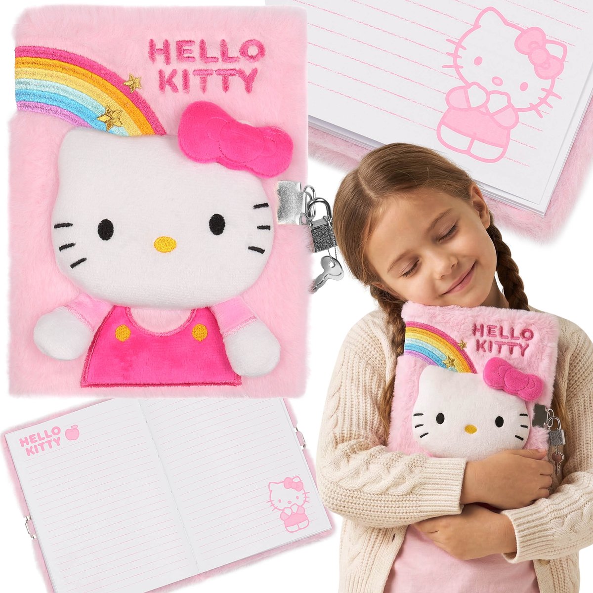 hello-kitty-pluszowy-notes-dla-dziewczynki-pami-tnik-na-kluczyk
