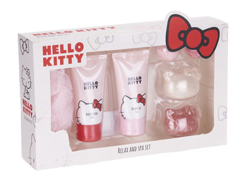 Hello Kitty, Zestaw kosmetyków zapachowych SPA dla dzieci, 7 szt. - Hello Kitty