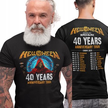 HELLOWEEN Koszulka męska T-Shirt KONCERT 2025 KATOWICE nadruk przód tył L - Inna marka