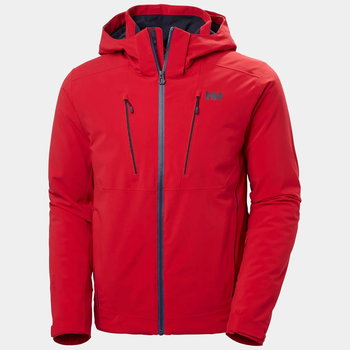 Helly Hansen, Kurtka Narciarska, Alpha 4.0 Jacket, czerwony, Rozmiar XL - Helly Hansen