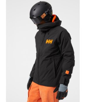 Helly Hansen, Kurtka Narciarska, Powderface Jacket, czarny, Rozmiar XXL - Helly Hansen