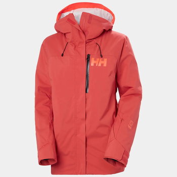 Helly Hansen, Kurtka Narciarska, W Powshot Jacket Poppy, czerwony, Rozmiar L - Helly Hansen