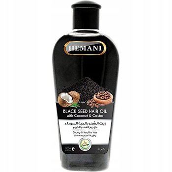 Hemani, Black Seed Hair Oil, Czarnuszkowy Olej Do Włosów, 200 Ml - Hemani