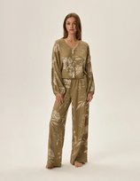 Henderson Ladies Piżama Fleur 42020-91X Oliwkowa XL Oliwkowy HENDERSON