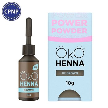 Henna do brwi ОКО Power Powder nr 02, brown, 10g - OKO