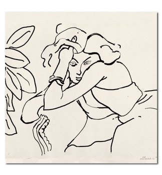 Henri Matisse, Kobieta plakat 70x70 cm - DEKORAMA