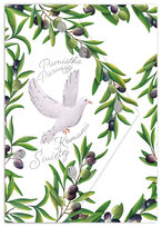 Henry, Kartka na komunię, A5, Oliwki i gołąb