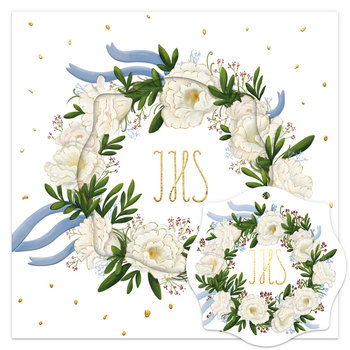 Henry, Kartka na komunię, IHS z wianuszkiem - Henry