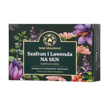 Herbal Monasterium Szafran i Lawenda na sen, Suplement diety, 30 kapsułek - Inna marka