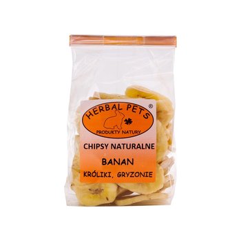 HERBAL PETS Chipsy naturalne BANAN 75g - Herbal Pets