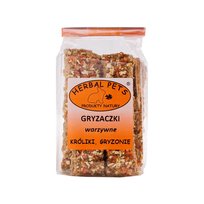 HERBAL PETS Gryzaczki warzywne dla królików i gryzoni 160g Herbal Pets