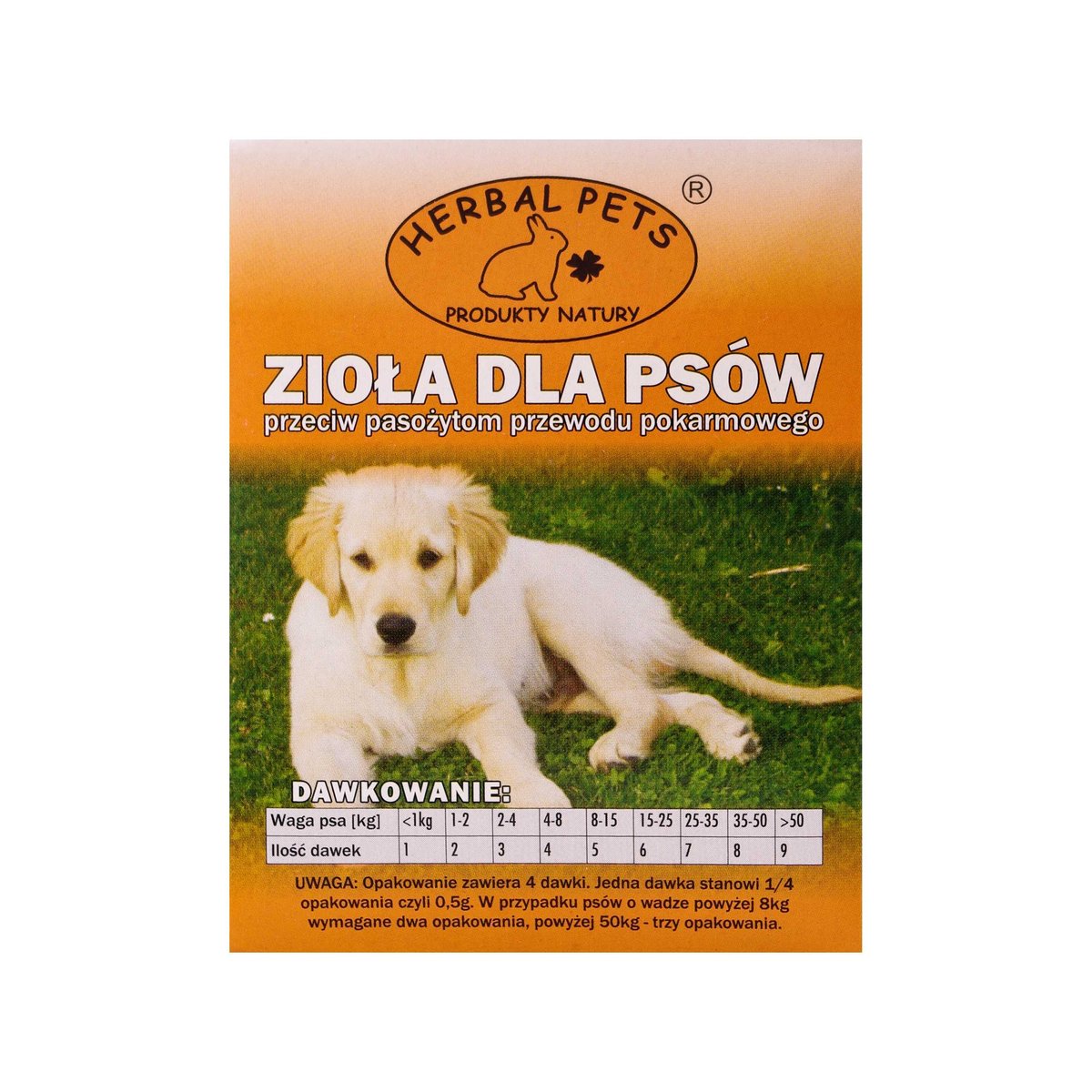 Фото - Ліки й вітаміни PSA Herbal Pets Zioła Przeciw Pasożytom Dla  2G 