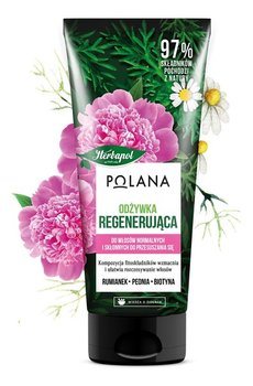 Herbapol Polana Odżywka do włosów regenerująca - Rumianek & Peonia & Biotyna 200ml - Herbapol