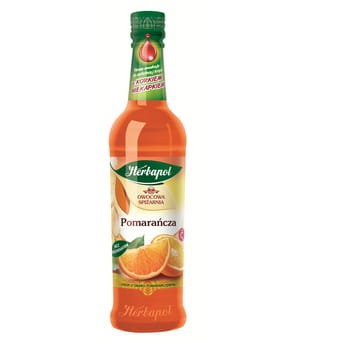 Herbapol Syrop Owocowa Spiżarnia Pomarańcza z wit.C&D 420 ml - Herbapol