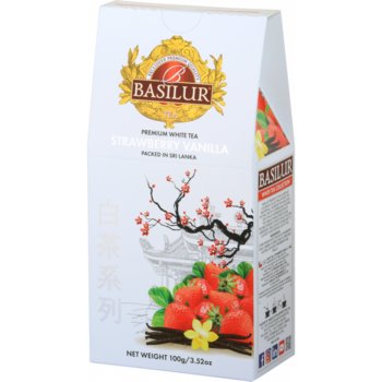Herbata biała Basilur z truskawką i wanilią 100 g - Basilur