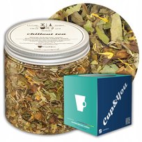 Herbata biała CHILLOUT TEA o smaku delikatnej czarnej porzeczki i mango - herbata liściasta sypana mieszanka napar susz - gotowa na prezent upominek