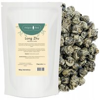 Herbata Biała Liściasta LONG ZHU Cesarska Perła PREMIUM Naturalna 50g