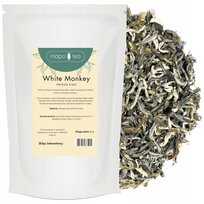 Herbata Biała Liściasta WHITE MONKEY PREMIUM Naturalna Wysoka Jakość 50g