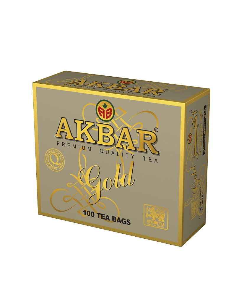 Herbata czarna Akbar Gold 100 szt. - Akbar | Sklep EMPIK.COM