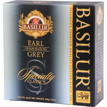 Herbata czarna Basilur Earl Grey z bergamotką 100 szt. - Basilur